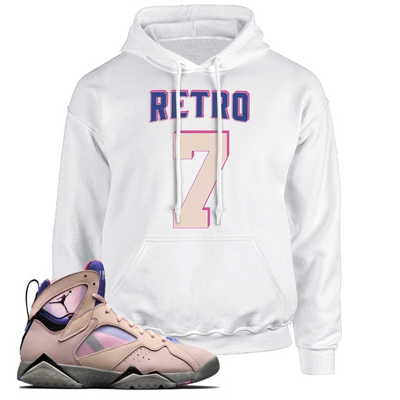 Retro 7 Unisex Pullover Hoodie Match 7 Retro SE Sapphire - Etsy Finland