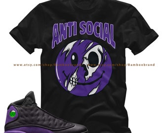 Purple Jordan Shirt - Etsy