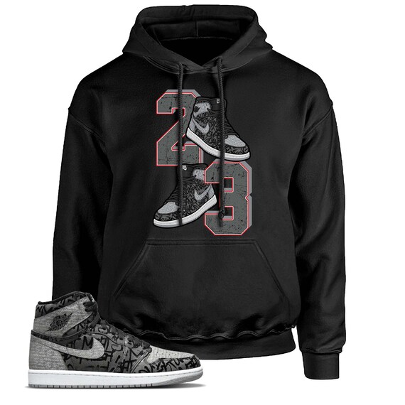 23 Unisex Pullover Hoodie Match 1 Retro High OG Rebellionaire - Etsy 日本