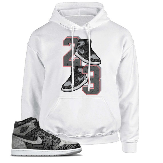 23 Unisex Pullover Hoodie Match 1 Retro High OG Rebellionaire - Etsy 日本