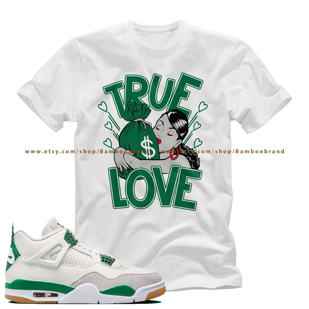 pine green and white shirt