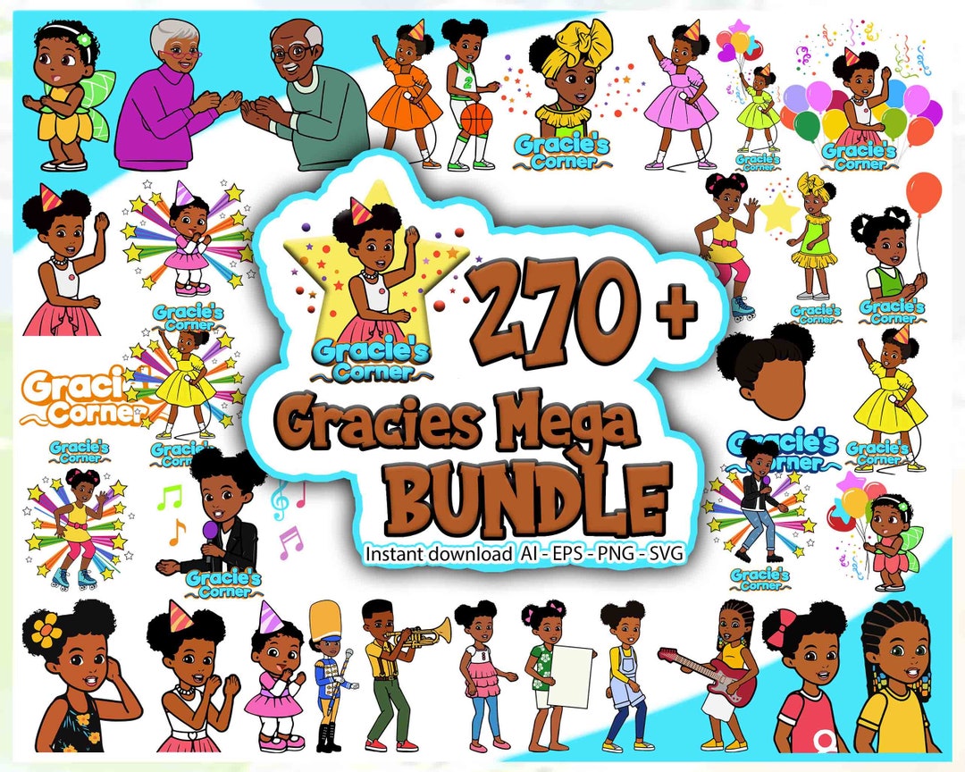 Gracie Corner and Friends Svg, Gracie Corner SVG, Gracie Corner Bundle
