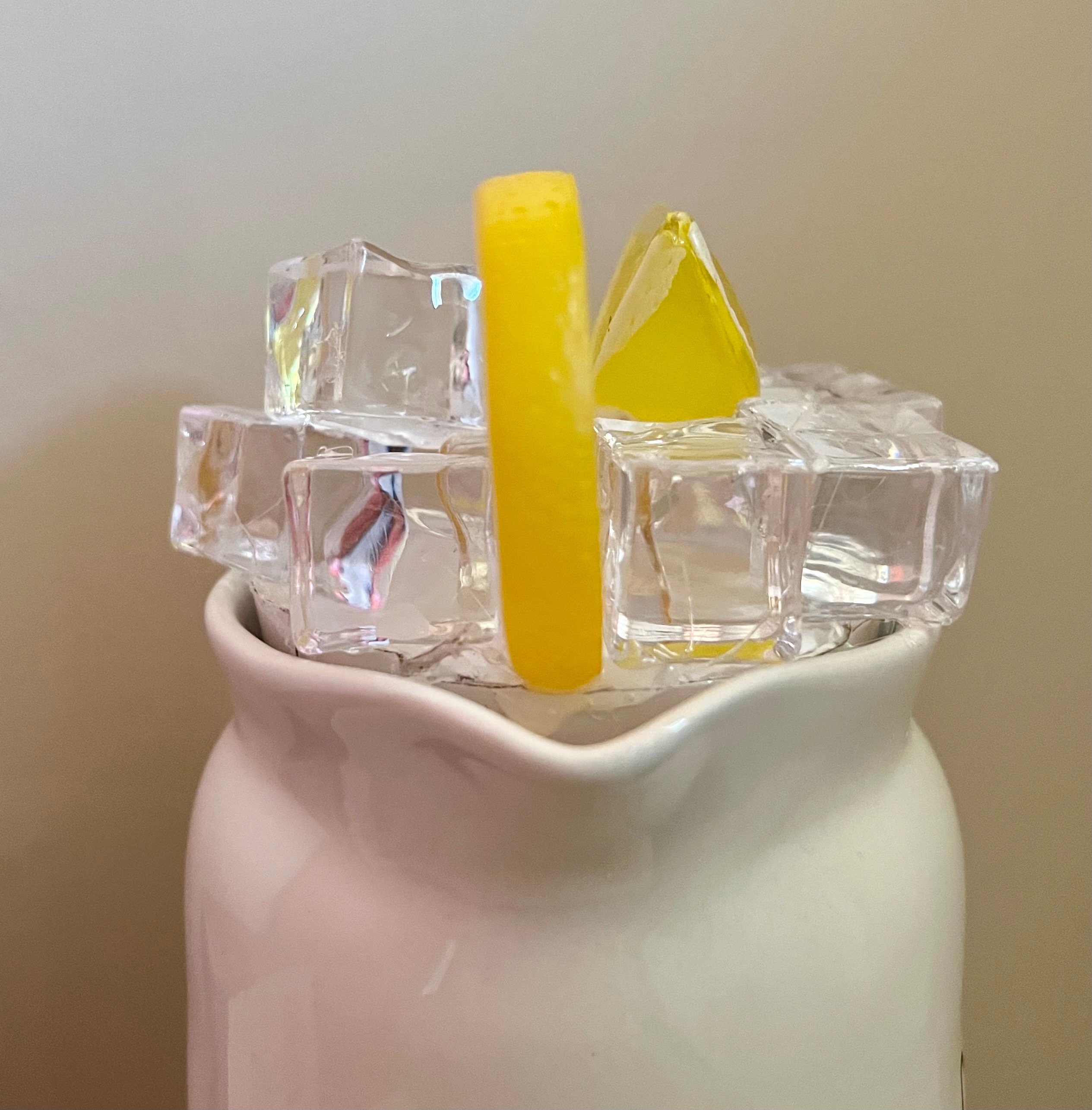 Fake Lemonade Pitcher Topper Rae Dunn Fake Drink Props Fake Food Props