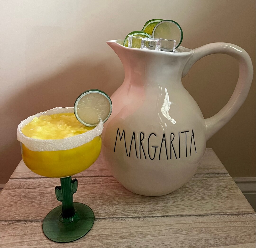 Fake Margarita Pitcher Topper Rae Dunn Fake Drink Props Fake Food Props