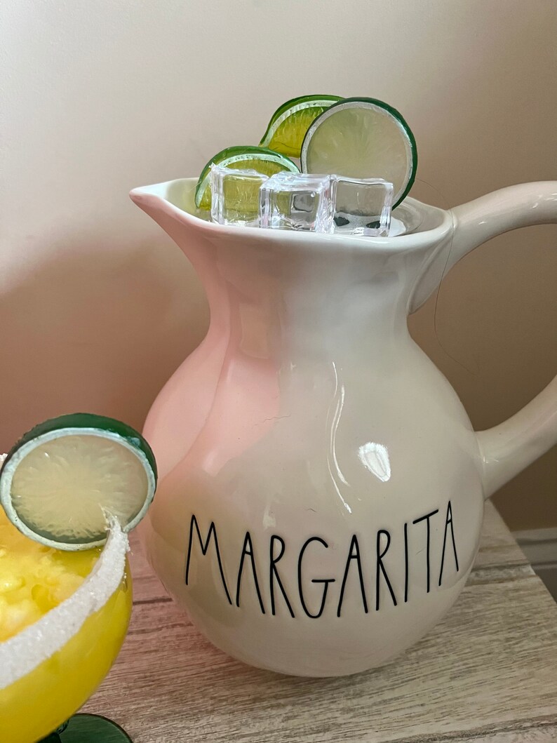 Fake Margarita Pitcher Topper Rae Dunn Fake Drink Props Etsy