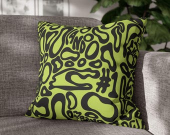 Lando Norris Pillowcase: Green and Black F1 fan gift