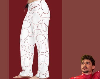 Charles Leclerc Women's Pajama Pants, Ferrari, Formula One Gift