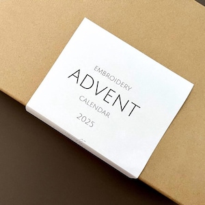 Embroidery Advent Calendar, DIY Kit, Embroidery Craft Box, Christmas Gift 2025, Countdown Gift Set, Embroidery Mystery Box, 24 Day Kit