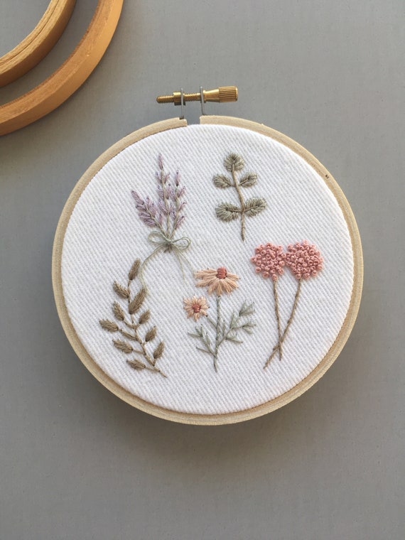 Botanical Embroidery Hoops photo