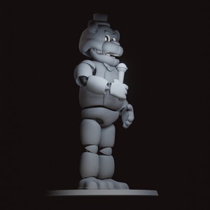 Freddy Fazbear 3D Printable Figure STL File Five Nights at Freddy's - Etsy