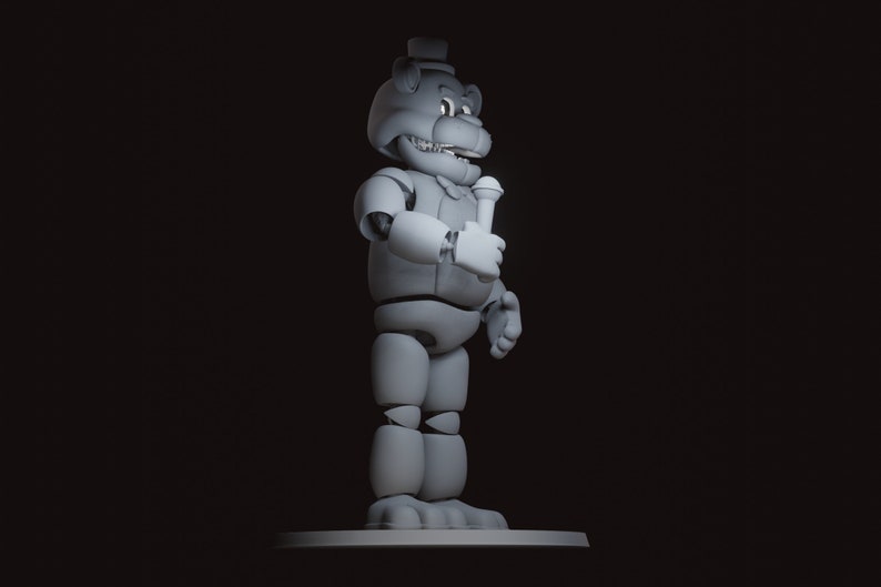 Freddy Fazbear 3D Printable Figure STL File Five Nights at Freddy's - Etsy