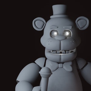 Freddy Fazbear 3D Printable Figure STL File Five Nights at Freddy's - Etsy