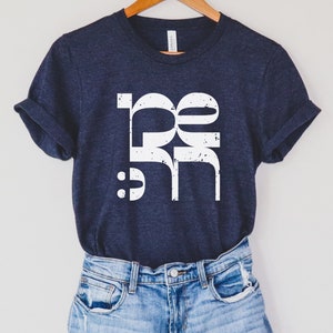 Simcha - Glück in hebräischem T-Shirt שמחה