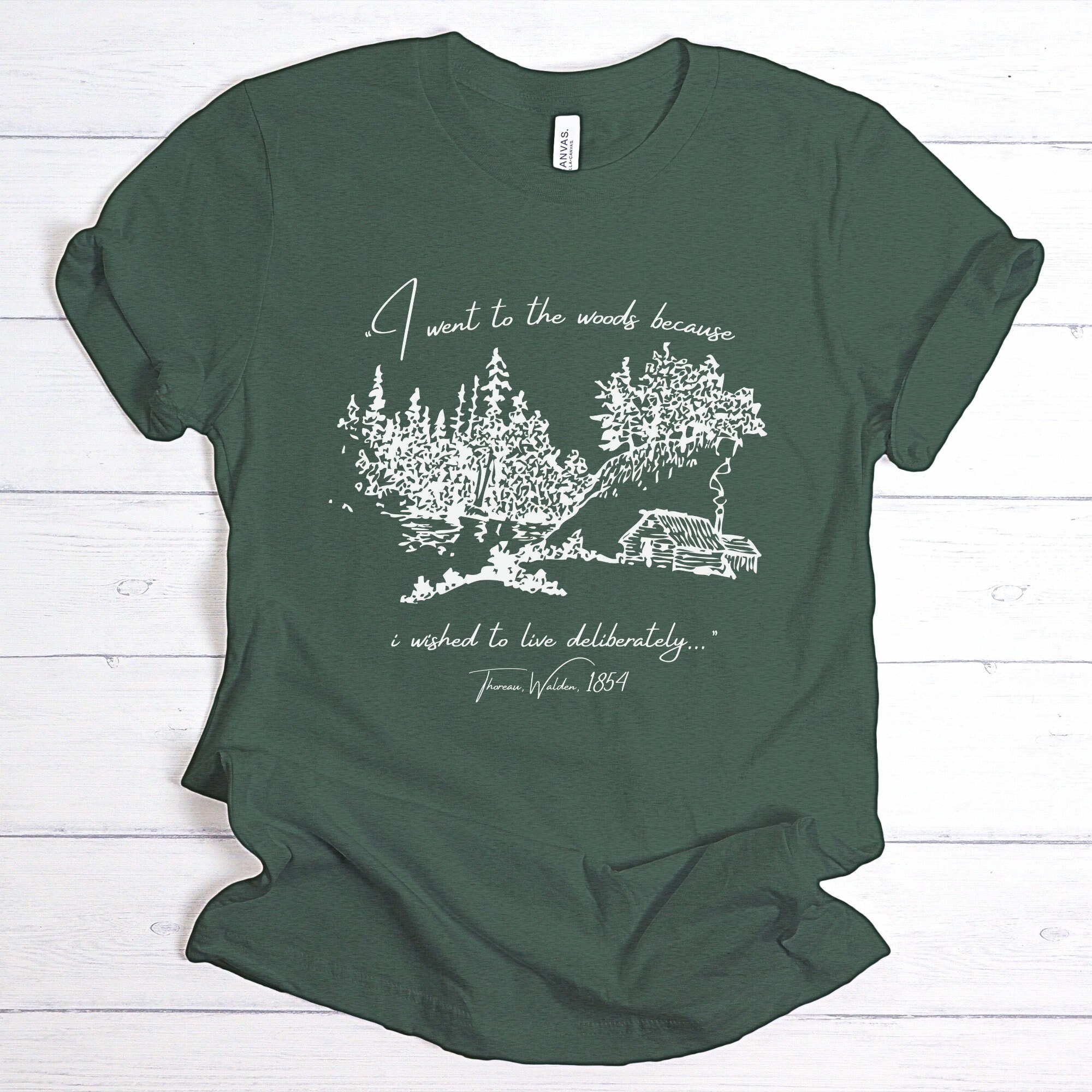 Thoreau T Shirt - Etsy