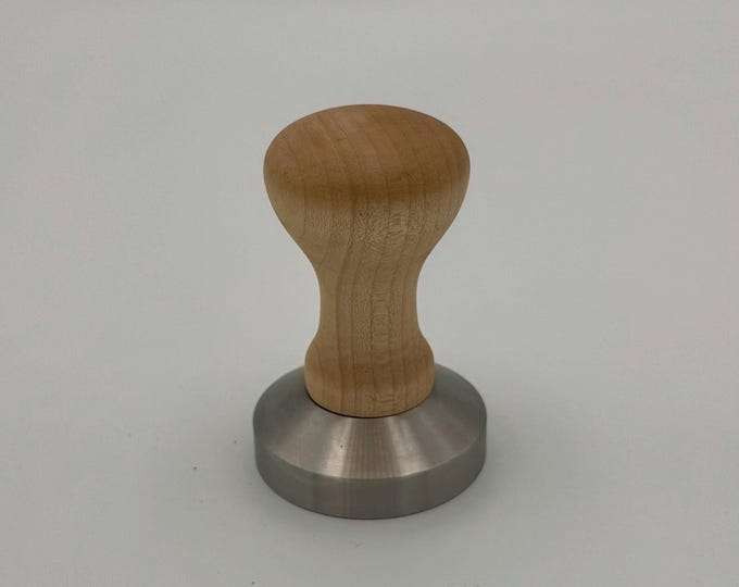 Espresso Tamper Ahorn – handgefertigter Barista Tamper – 58 mm / 58,5 mm Präzision – Siebträger Zubehör