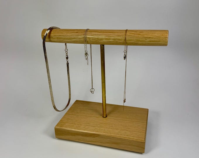 Schmuck (Ketten, Uhren, Armbänder) Ständer aus Eiche (handgefertigt), Schmuck Display, Interior Design, Schmuckständer Holz