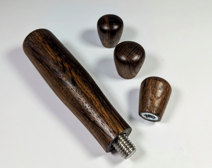 Räuchereiche Holzupgrade (handgefertigt) Siebträger, Dampf-/Wasser-/ Bezugshebel / Premium Barista Zubehör / ECM, Bezzera, Profitec