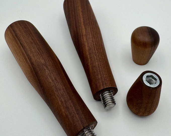 Nussbaum Holzupgrade – 2 Kipphebelgriffe für Siebträger-Maschinen – Profitec, Bezzera BZ Brühgruppe, u. v. m.