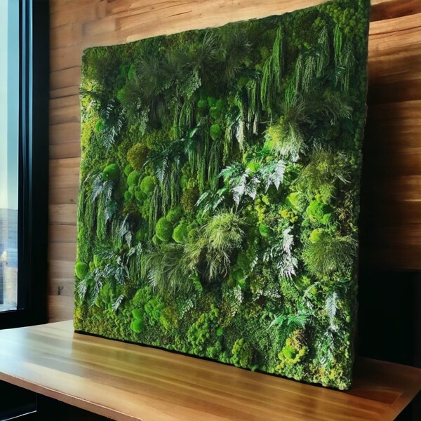 Moss Wall Art Large Etsy