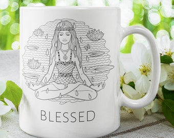 Välsignad yogamugg: Zenmeditationsgåva