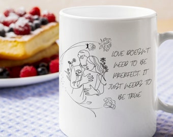 バレンタインデーのコーヒーマグ、彼と彼女へのギフト、かわいいバレンタインマグ、バレンタインギフト、カップルへの素敵なギフト、夫と妻への愛のギフト、