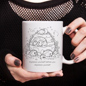 Funny Coffee Mug: Espresso Yourself - Mental Health Gift