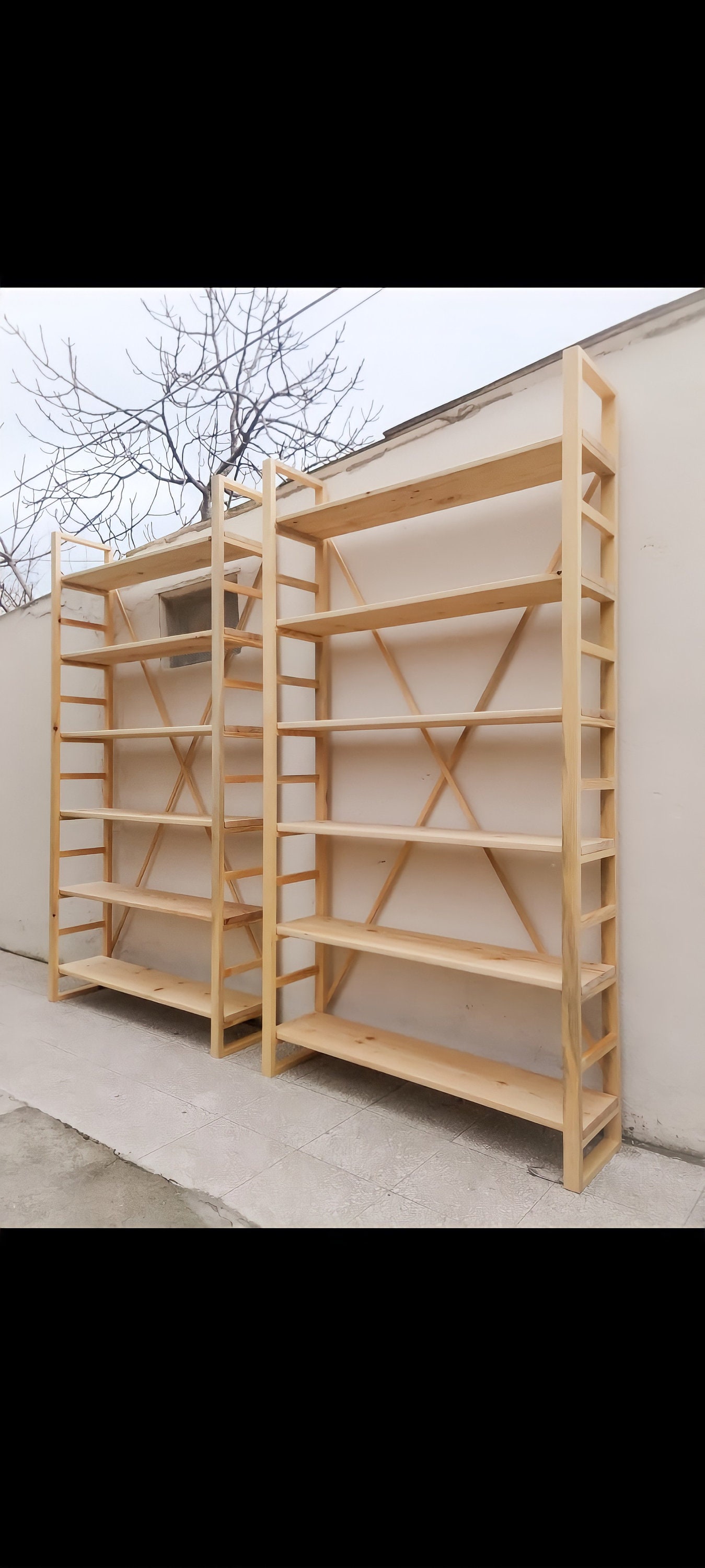 Unfinished bookshelves on sale for sale