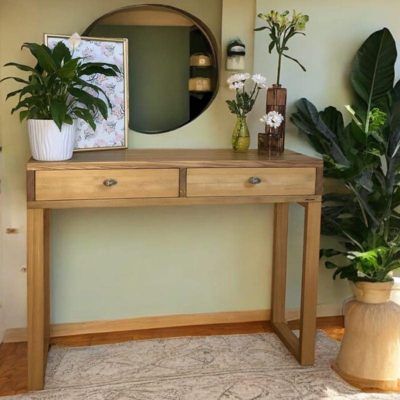 Vanity Table With Drawers - Etsy