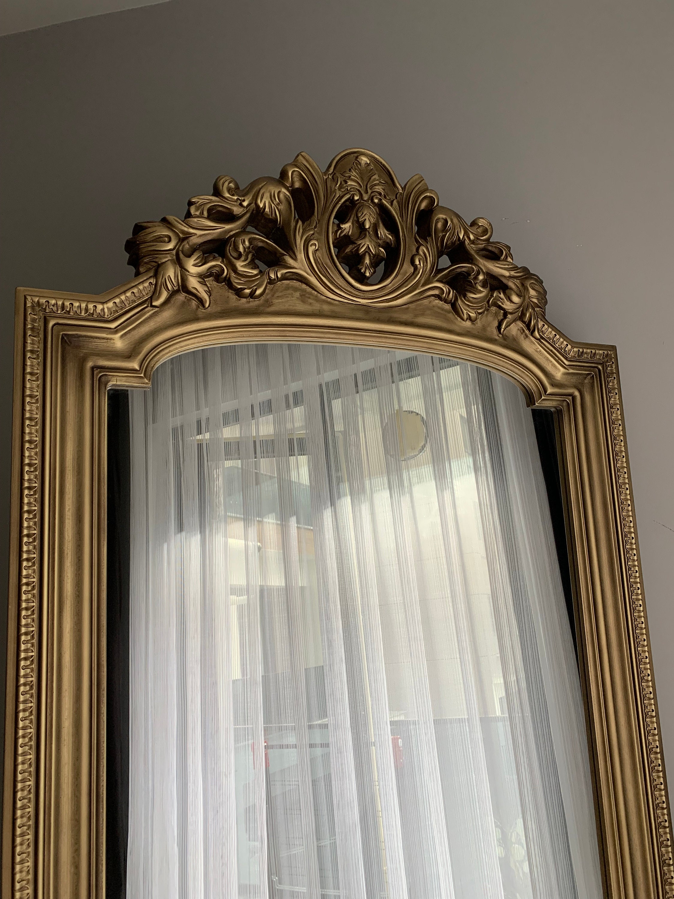 87 Antique Large Mirror Gold Gilded Full Length Mirror Etsy