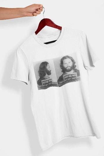 Discover Jim Morrison Mugshot Shirt Jim Morrison Shirt