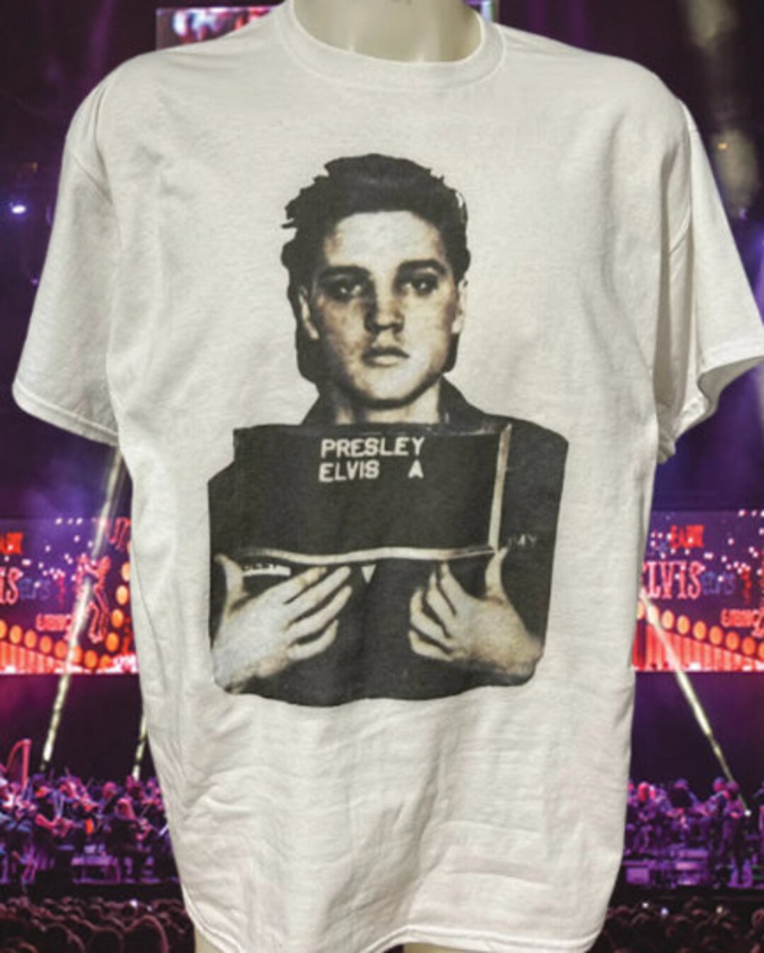 Elvis Mugshot Tshirt Etsy Elvis Mugshot Tshirt Etsy