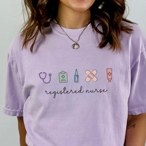 Registered Nurse Shirt, Comfort Colors Nurse Shirt, RN Graduation Gifts, RN Shirt, New Nurse Gifts, Nurse Graduation Gifts, Registered Nurse