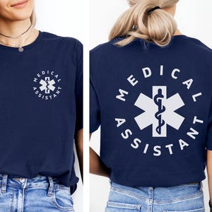 Medical Assistant Shirt CMA Shirt Certified Medical Assistant Nursing Assistant CCMA Shirt RMA Registered Medical Assistant Shirt