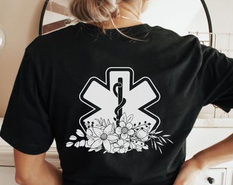 EMT Shirt Paramedic ER Nurse Shirt Emergency Department ER Tech Ems Shirt Medical Assistant Nurse Apparel Nurse Educator Cna Shirt Hospice