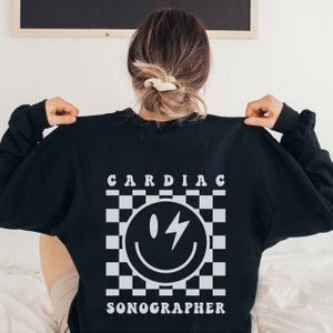 Cardiac Sonographer Sweatshirt Cardiac Tech Crewneck Cardiology Shirt Cardiovascular Technician Cardiology Gift CVICU Cardiac Tech Gift
