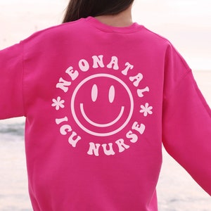 NICU Nurse Sweatshirt, Neonatal Nurse Shirt, NICU Nurse Crewneck Sweater, Nurse Gifts, Tiny Humans Shirt Nurse Apparel Gifts for Nurses imagem 1