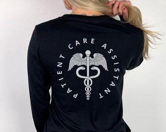 PCA Long Sleeve Shirt, PCA Gifts, Patient Care Assistant, Medical