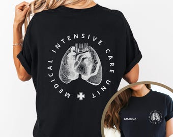 MICU Nurse Shirt, Comfort Colors Tshirt, Critical Care RN Gift, ICU Nurse Tee, Medical Intensive Care, Nurse Week Apparel, Micu Nurse Gift