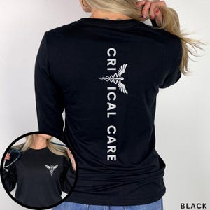 CCU Nurse Long Sleeve Shirt, Critical Care RN TShirt, Shirt For Work, Critical Care Unit Team Shirt, Gift for Her, Icu Nurse Long Sleeve Tee
