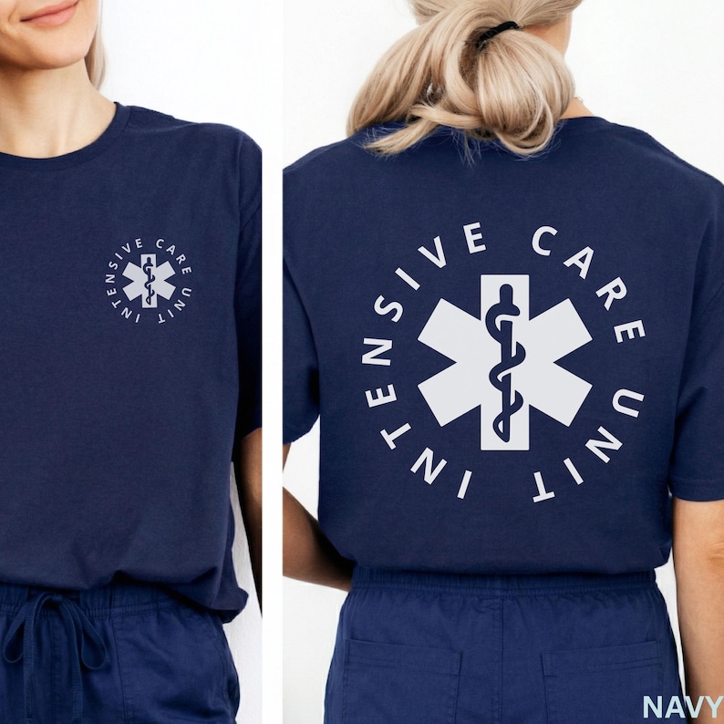 ICU Nurse Shirt Critical Care Nurse Intensive Care Nurse Shirt ICU Nurse Crewneck New Grad Nurse Gift RN Shirt Gift For Male Nurse Icu Shirt bild 2