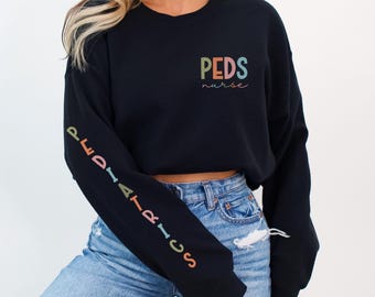 Sudadera de enfermera pediátrica, camiseta de enfermera pediátrica, sudadera de médico pediátrico, camiseta de enfermera pediátrica, camiseta de enfermera de UCIP, departamento de UCIP
