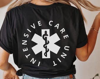 ICU Nurse Shirt Critical Care Nurse Intensive Care Nurse Shirt ICU Nurse Crewneck New Grad Nurse Nurse Gift RN Shirt Gift For Male Nurse