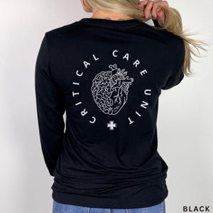 Critical Care Unit Long Sleeve Shirt, CCU Nurse Shirt For Work, Gift For New Grad, Unit Secretary Tshirt, CCU Gifts, Icu Registered Nurse