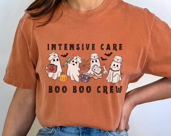 ICU Nurse Shirt, Halloween ICU Shirt, Intensive Care Unit Shirt, Critical Care Nurse, ICU Rn Shirt, Trauma Team, Icu Comfort Colors Shirt