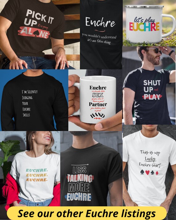Euchre Tee Shirt Funny Euchre Player Gift Idea Euchre Legend Euchre Tee Shirt Funny Euchre Player Gift Idea Euchre Legend