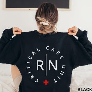 CCU Nurse Sweatshirt, Critical Care Unit RN Crewneck Sweater, Registered Nurse, Intensive Care Unit CCU Nurse Shirt, Gift for New Nurse Grad