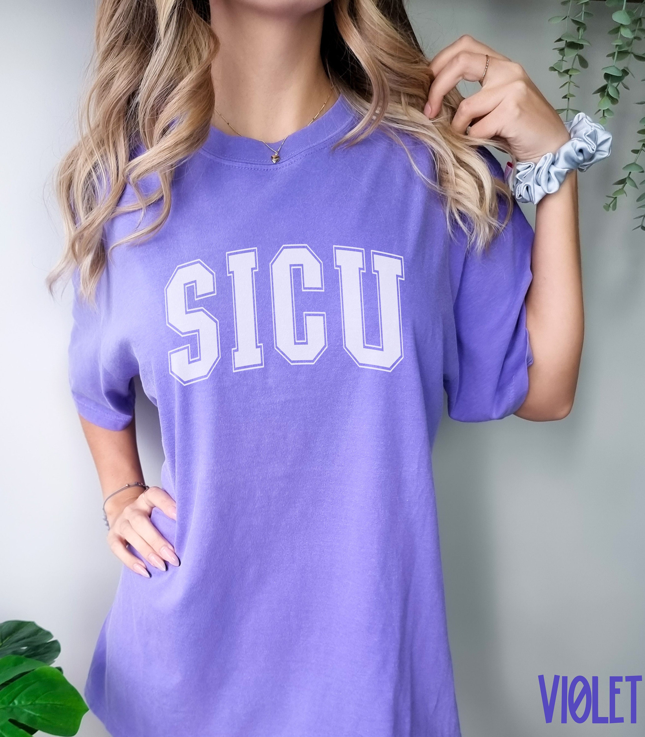 SICU Nurse Shirt, SICU Comfort Colors Shirt, Surgical ICU Nurse ...