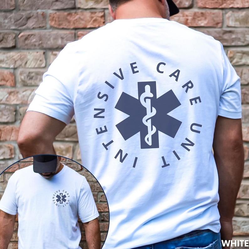 ICU Nurse Shirt Critical Care Nurse Intensive Care Nurse Shirt ICU Nurse Crewneck New Grad Nurse Gift RN Shirt Gift For Male Nurse Icu Shirt bild 7