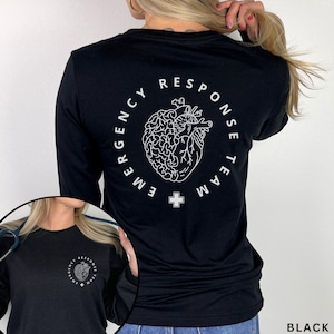 Emergency Response Team Long Sleeve Shirt, ER Nurse Tshirt, Rapid Response, Trauma Team, EMT gifts, EMS, Medic, Emergency Department Tech