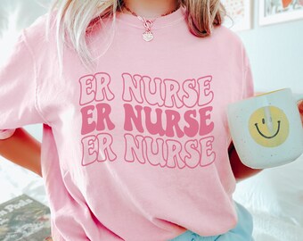 Emergency Department Comfort Colors Shirt, Emergency Nurse Shirt, ER Nurse Shirt, ED Nurse, ER Rn Shirt, Er Shirt, Emergency Room Nurse